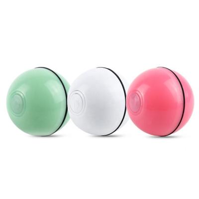 China Electric Waterproof Interactive Self-Playing Pet Ball Cat Viable Automatic Smart Electronic Rotating Smart Toy for sale