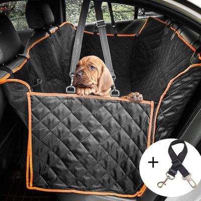 China Universal Travel 4 in 1 Waterproof Dog Car Heavy Duty Car Mesh Scratch Sight Hammock Dog Back Seat Cover for sale