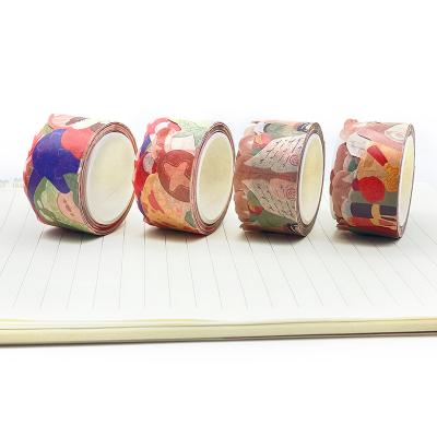 China Waterproof Floral Tape Film Fashion Flash Design Foil Washi Tapes for sale