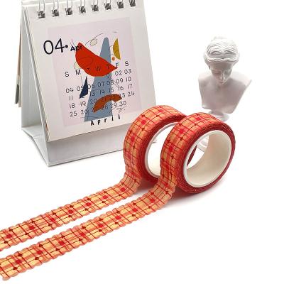 China Waterproof Custom Design Decorative School Supplies Scrapbooking Film Strip Die Cut Washi Tape for sale