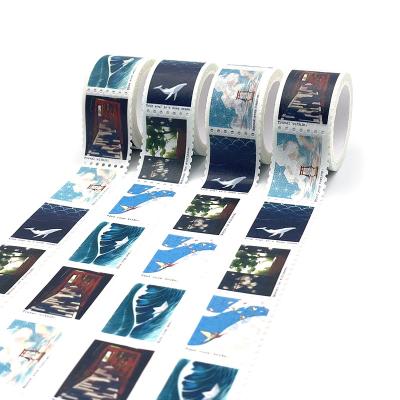 China Japanese Paper Tropical Breeze Waterproof Japan Logo Adhesive Washi Tape Custom Kawaii Diy Washi Tape for sale