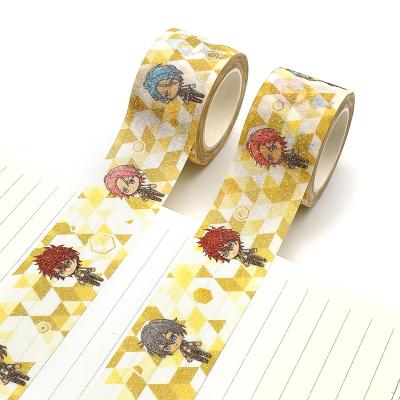 China Waterproof Factory Wholesale Vintage Supplier Vintage Style Washi Tape Floral Paper Roll for sale