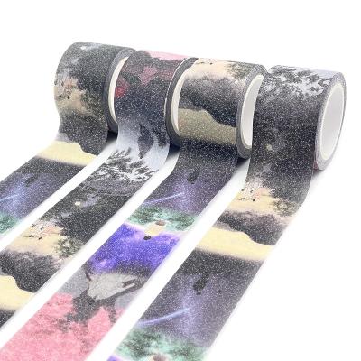 China New Rose Gold Washi Tape Set Design Waterproof Custom Foil Pattern Cool Sticker Notebook New for sale