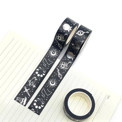 China Waterproof Foil Waterproof Decorative Custom Decorating Stationery Dot Masking Washi Tape Adhesive Tap for sale