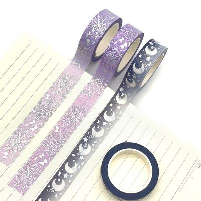 China Waterproof Custom Design Indian Washi Craft Colorful Fashion Multi Printed Aluminum Washi Decorative Style Multi Style Masking Tape for sale