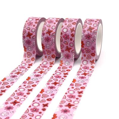 China Waterproof Custom Single Sided Printing Diversified Suitable Indian Washi Tapes For Kids Handmade for sale