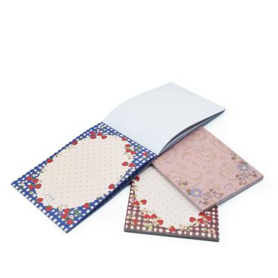 China Custom Waterproof Vinyl Adhesive A Wide Variety Of Notepads Appearance High Standard Style Cute Memo Pads for sale