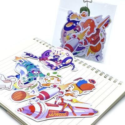 China Cartoon Waterproof Holographic Waterproof Cute Creative Stickers Custom Security Planner Stickers for sale