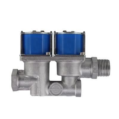 China Hot Sale 24VDC Lpg Commercial Kitchen Or Natural Gas Double Pole Electromagnetic Solenoid Switch Control Valve SL11-25AS for sale