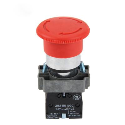 China Emergency Stop Mushroom Push Button Switch XB2-BS542 ZB2-BE102C XB2-BS542/ZB2-BE102C for sale