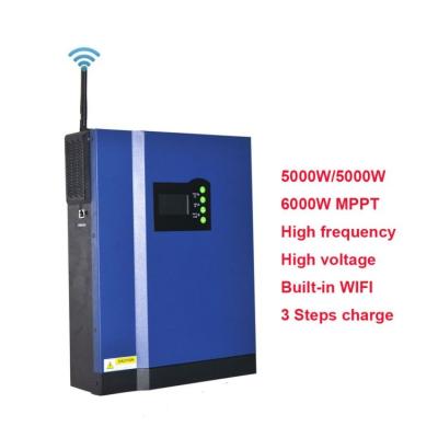 China High Quality Hybrid Solar Offgrid Solar System Mppt Power System 5kw Offgrid Solar Inverter for sale