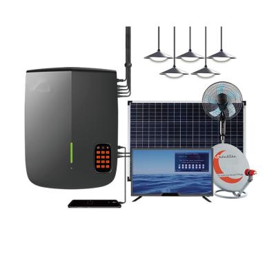 China Mini Rechargeable Led Home Lighting 300w Solar Power System Small Home Solar Power System for sale