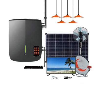 China Home Solar System Home Kit in Kenya Solar Power System Mini Solar Panel Light Kit for Home for sale