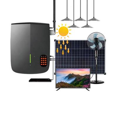 China Home Prepaid Pay As You Go 3000w 5000w 5kw 7kw Solar Panel Power Small Home Products Solar Energy System for sale