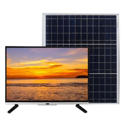 China Solar TV Set DC 12V Solar TV Home TV 19 24 32 Inch Portable Solar Powered TV for sale