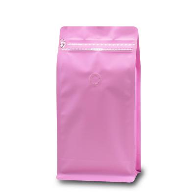 China Flat Bottom Moisture Proof Bolsa de Cafe Costa Rica Coffee Bean Packaging Bag for sale