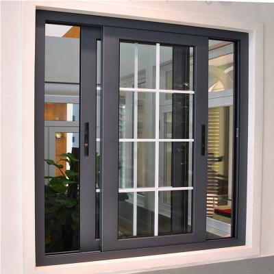 China Sliding Aluminum Alloy Australian Standard Double Glazed Sliding Window for sale