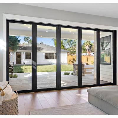 China Modern New Design Alloy Frame White Double Glazed Aluminum Sliding Door for sale