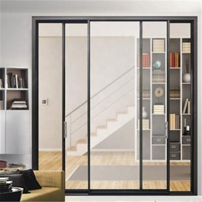 China Wholesale Price High Quality Sideboard Sliding Door Glass Aluminum Framed Glass Door Decorations for sale