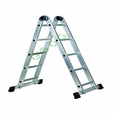 China Folding ladders 2021 high quality and good price universal aluminum alloy folding portable aluminum ladder for sale