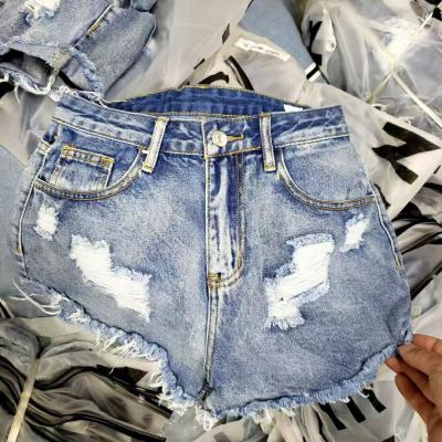 China 2021 hot sales anti-static grow wholesale top shipping and handling, ein her jeans shorts, in mixed package clothes apparel female for sale