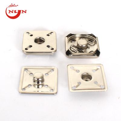 China Clothing Accessories Factory Custom Square Sew Button On Two Parts for sale