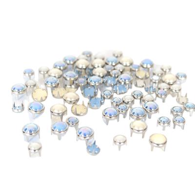 China Wholesale Dry Cleaning Colorful Metal Claws Rivet Setting Bead for sale