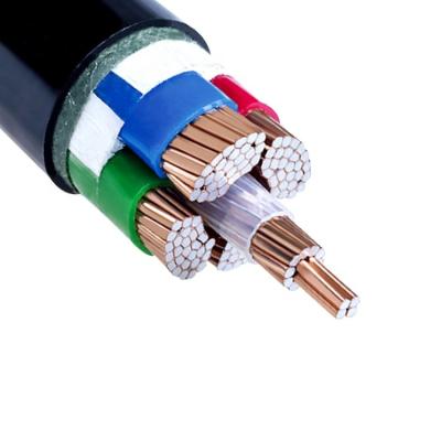 China Power transmission xlpe pvc insulated armored low voltage power cable underground 4 core electrical cable for sale