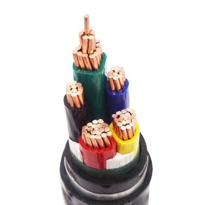 China Power Transmission Al Alloy Copper Conductor LV Voltage PVC Insulation Electrical Power Transmission Cable nyy for sale