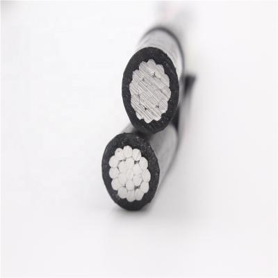 China China Factory ABC Aluminum Triple Conductor Cable 2awg Aerial ABC Cable Low Power Carrying Bundle Voltage for sale