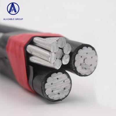 China Power Transit 4 Core 10mm ABC Cable xlpe Tensile Clamp Aluminum 1x240mm Single Core ABC Cable for sale