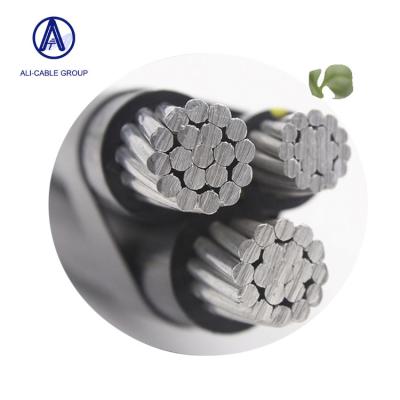 China Power transport 1kv 3*120 1*70 xlpe insulation 16mm 25mm 35mm ABC cable for sale