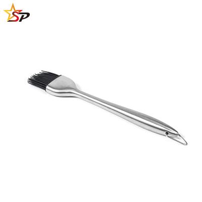 China Viable Silicone Basting Pastry Brush Olive Oil Baking Butter Cooking Silicone Brush for sale