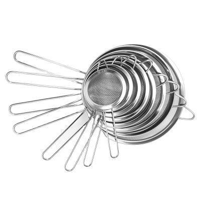 China Sustainable Hot Sale Quality Preassembled 8 Filter Strainer Good Mesh Stainless Steel Strainer for sale