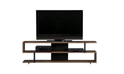 China 3 Layer Media Console / Solid Oak Dovetail Knock Down TV Stand For Home / KTV for sale