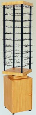 China Rotating Brochure Floor Display Stands , Metal Rack Shelves For Gift Shops for sale