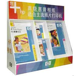 China Colores contrarios de la caja de plataforma del folleto de los soportes de exhibición de la publicidad de CDU PDQ 4 compensados impresos en venta