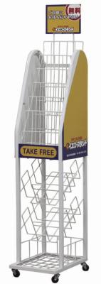 China Retail Store Metal Display Racks With Multiple Hooks / Powder Coated for sale