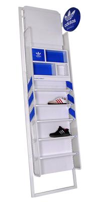 China Store Shop Supermarket Shoes Display Shelf / Display Racks with  Paint Finish for sale