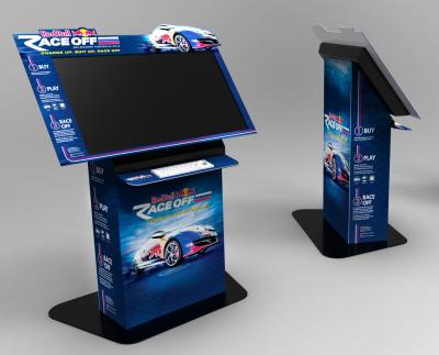 China Free Standing Advertising Kiosk Touchscreen Digital Signage Player For Airport / Hotel for sale