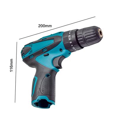 China 12V 32N.m Cordless Electric Drill Screwdriver Lithium Battery Torque Wrench Mini Drill Cordless Screwdriver 10mm for sale