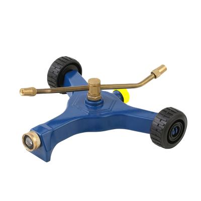 China Garden Lawn Watering Spinning Wheeled Sprinkler for sale