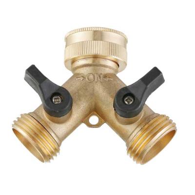 China Connection 2 Way Garden Hose Y Splitter for sale