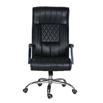 China National Boss Luxury Arm Office Chair (Height) Adjustable Cheap Plastic Leather Computer Executive Swivel From China for sale