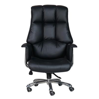 China Wholesale (Size) Adjustable Revolving Leather Personal Computer Office Chair Lift Boss Chair for sale