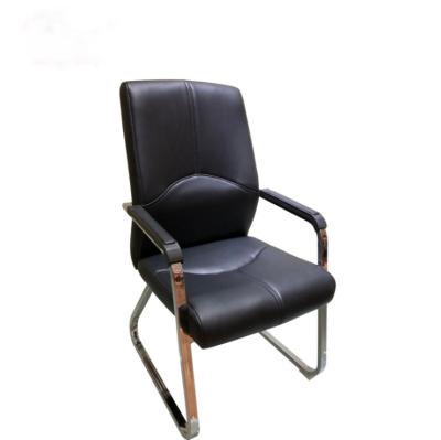 China Wholesale Adjustable (Height) Conference Meeting Room PU Office Cheap Stackable Leather Chair With Arm Rest for sale