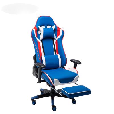 China Office Adjustable Executive Leather Chair PU Swivel Lumbar (Height) Support and Headrest Packing Style High-Back Gaming Chair for sale