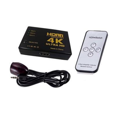 China Split Signal 4K 30Hz 5 in 1 out of HDTV Switcher HDTV Splitter with IR Remote 5x1 HDTV Receiver 5 Port Switcher for sale