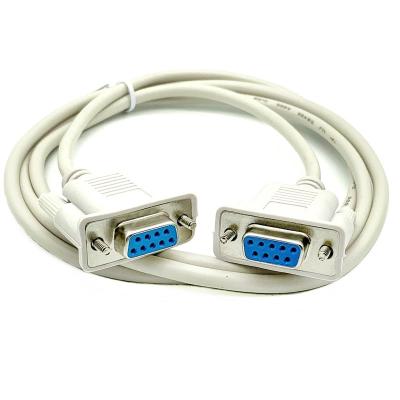 China Best COMPUTER Price RS232 Serial Port Line 2 And 3 Crossover DB9 9 Pin Female To Female Extension Cable for sale