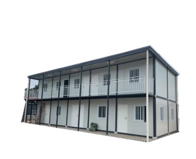 China Modern Customized Steel Prefab Houses For Car Parking Garage Apartment 20ft Prefab Container House for sale